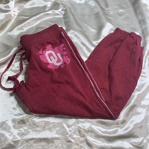 Vintage Pink vs Oklahoma university sweatpants size small